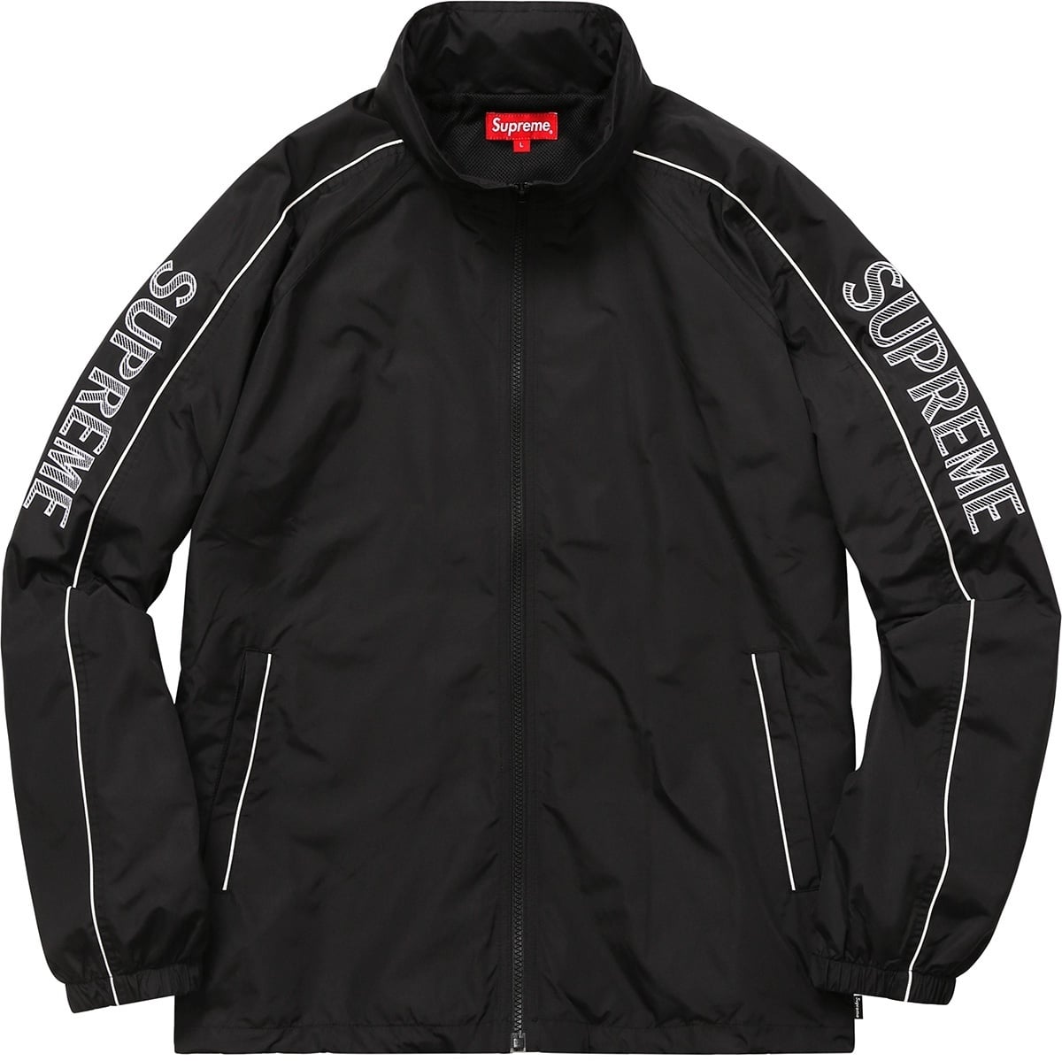 Striped Logo Windbreaker view 8